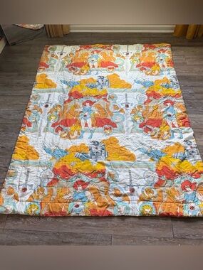 Vintage 1985 Thundercats Double Sided Comforter Twin 66x84